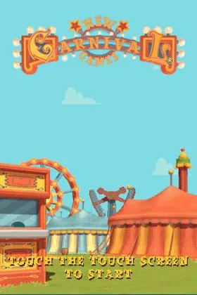 New Carnival Games (USA) (En,Fr,Es) (NDSi Enhanced) screen shot title